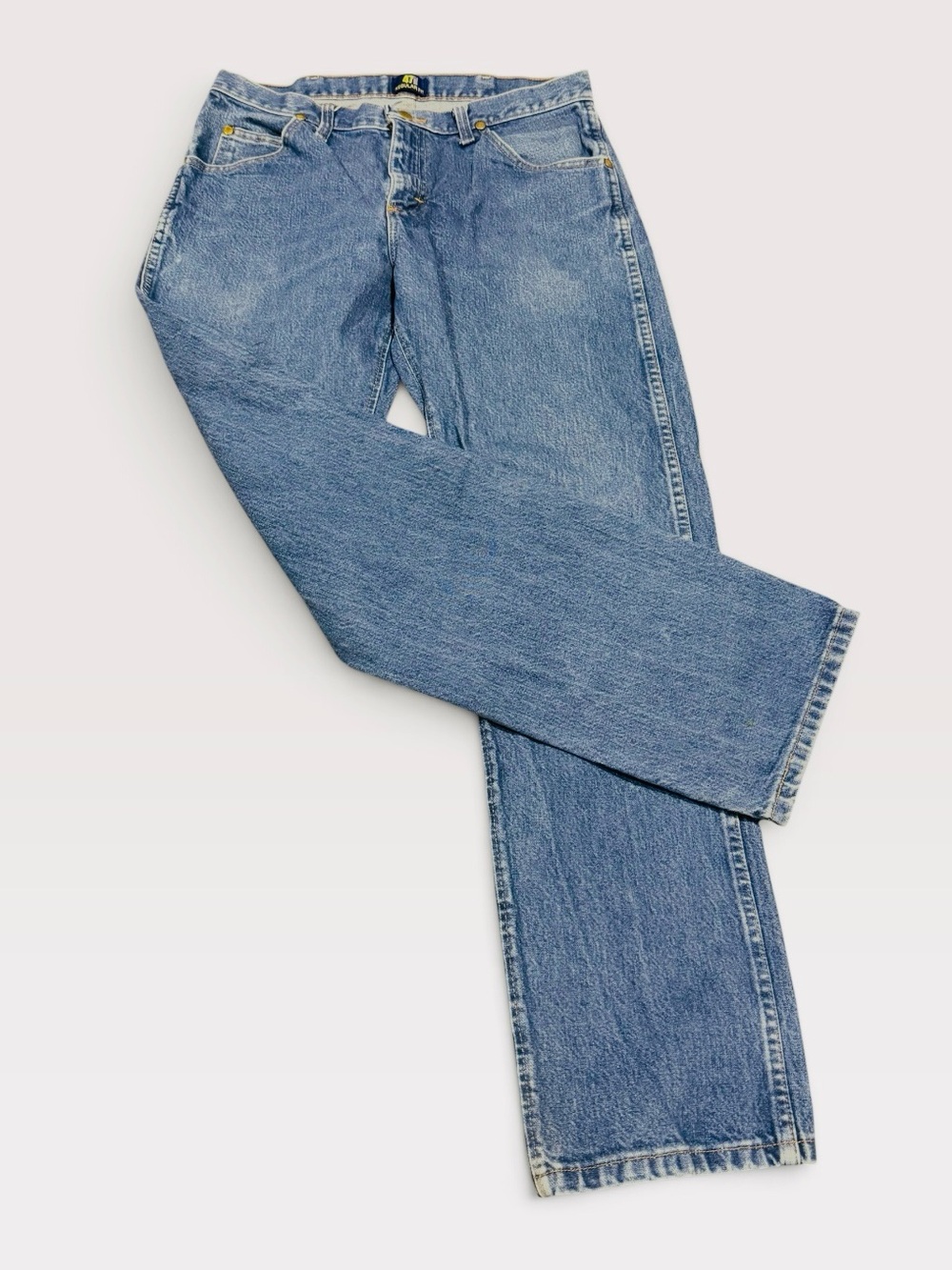 WRANGLER Classic Straight Leg Blue Jeans - Medium Wash Men SZ 32x32